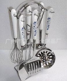 煌鑫韩式厨具套装 物美价廉的陶瓷柄厨具优选