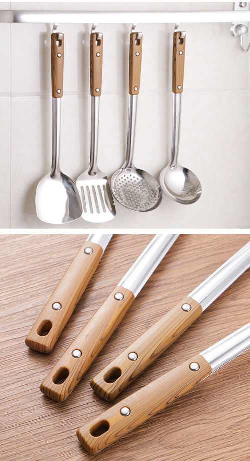 不锈钢厨具套装 锅铲、汤勺、漏勺与粥勺——提升家庭烹饪体验的实用选择